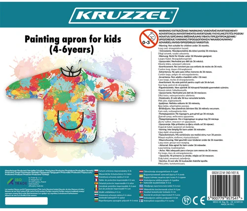 Apsauginė prijuostė, atspari vandeniui 4-6 l, Kruzzel 26122