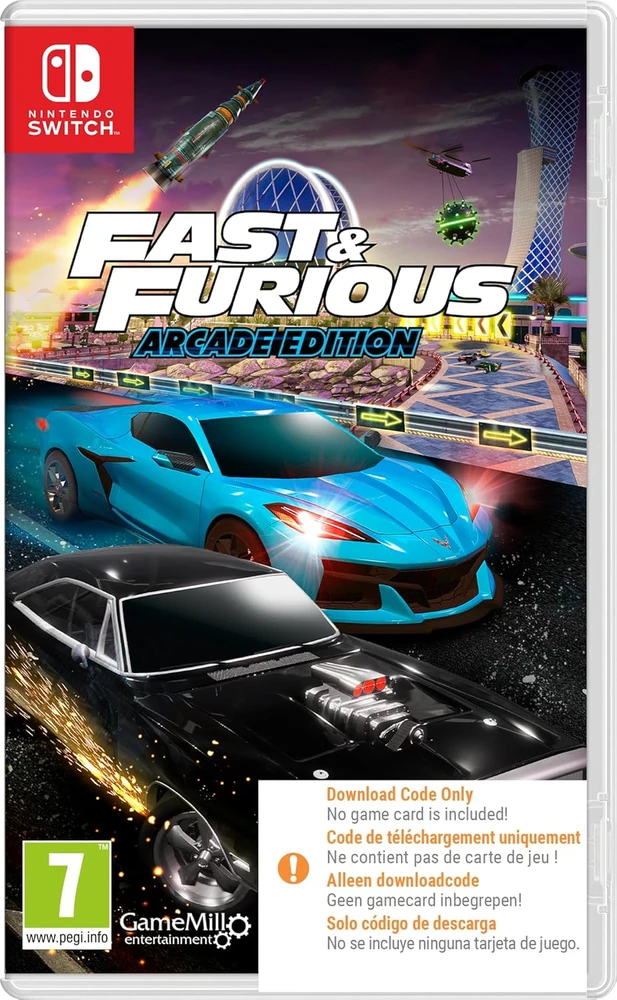 „Fast and Furious: Arcade Edition“ (kodas dėžutėje) – „Nintendo Switch“