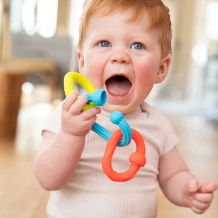 Fat Brain Toys sensoriniai žiedai „Plip Grips“