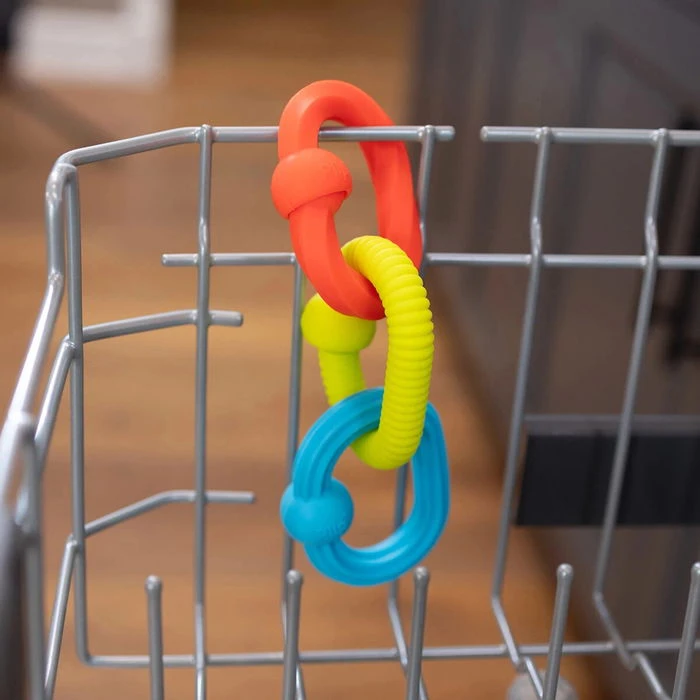 Fat Brain Toys sensoriniai žiedai „Plip Grips“