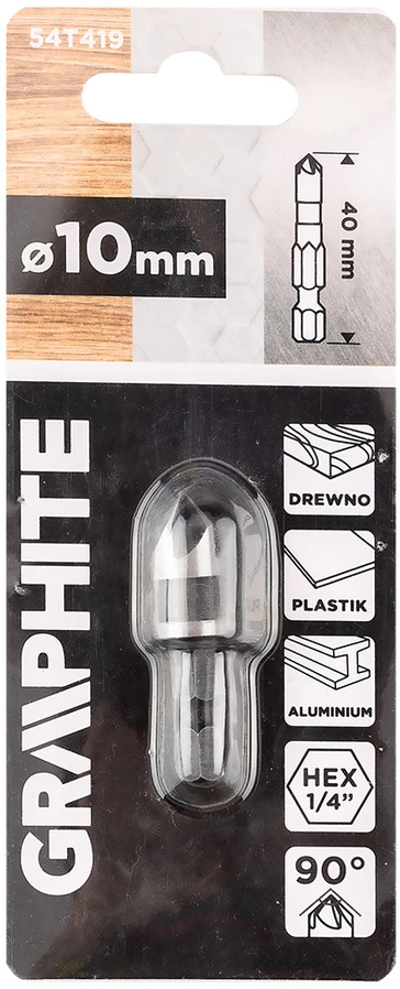 Grąžtas Fazownik Šešiakampė nuožula 10 mm