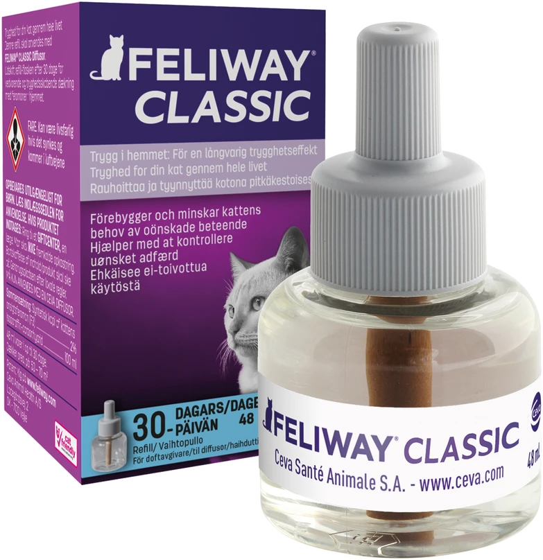 Feliway - Classic difuzoriaus papildymas, 48 ​​ml - (801370)