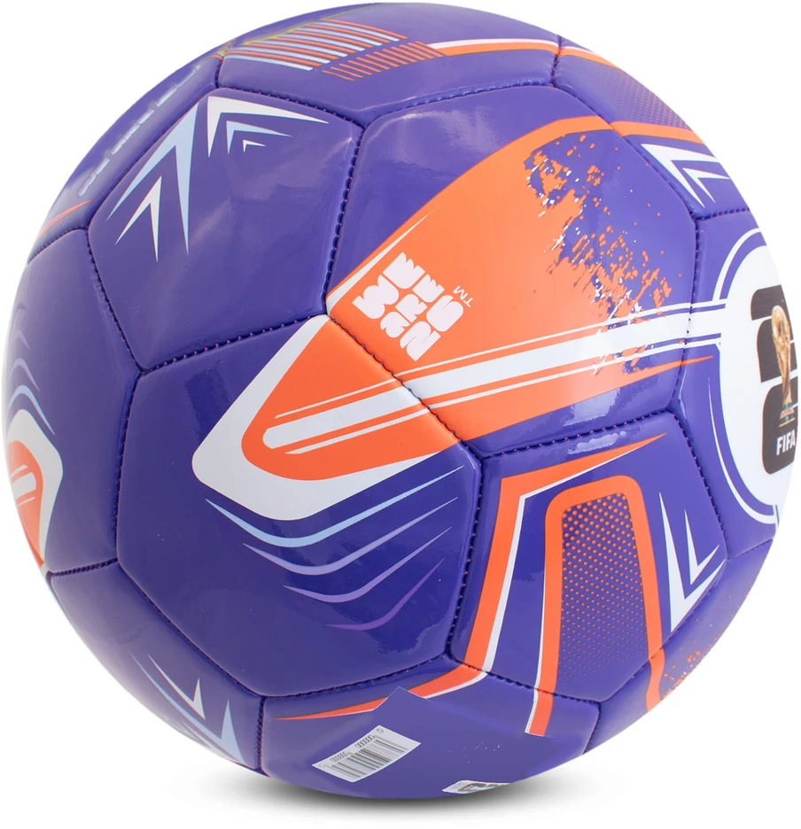 FIFA World Cup futbolo kamuolys Turbine, violetinis/oranžinis, FI11150 | dydis: 5