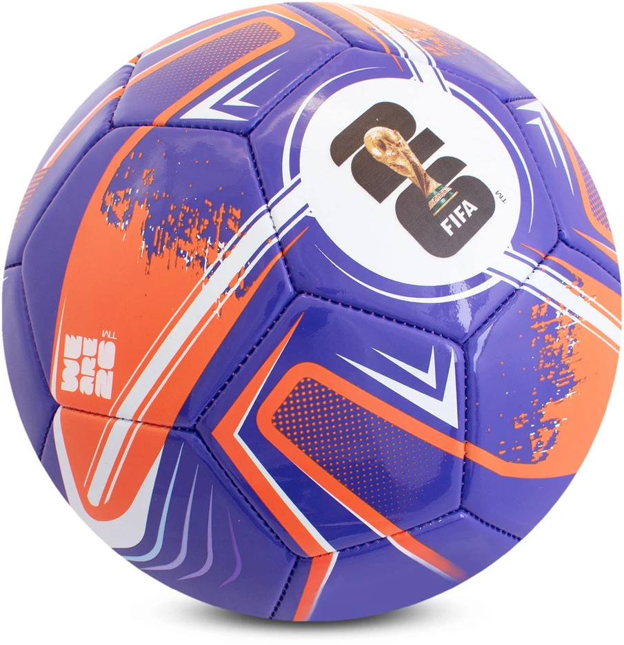 FIFA World Cup futbolo kamuolys Turbine, violetinis/oranžinis, FI11150 | dydis: 5