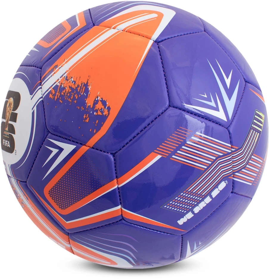 FIFA World Cup futbolo kamuolys Turbine, violetinis/oranžinis, FI11150 | dydis: 5