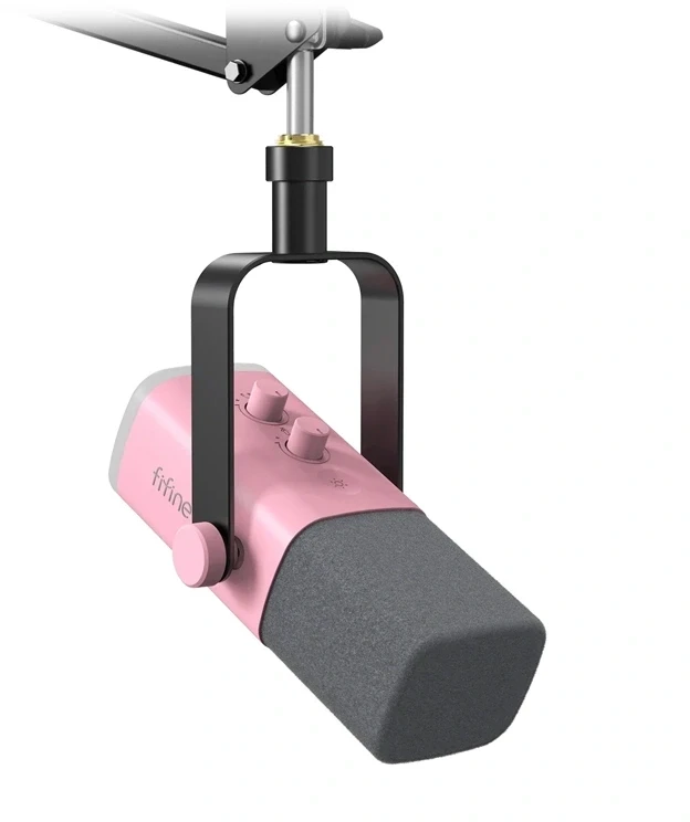 Fifine AM8T Gaming Microphone (Rožinė)