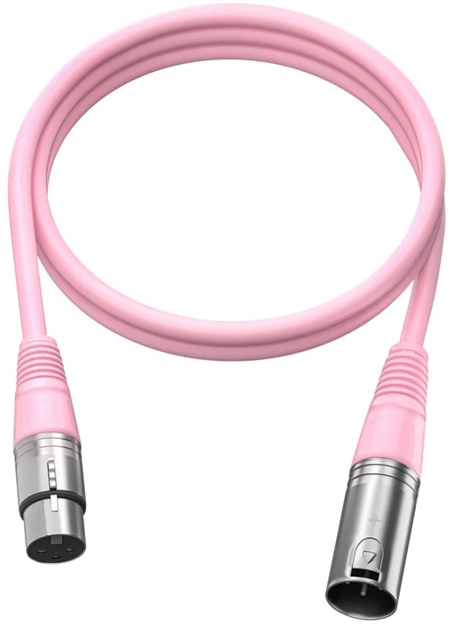 Fifine XLR L9C Cable, 180 cm (Rožinė)