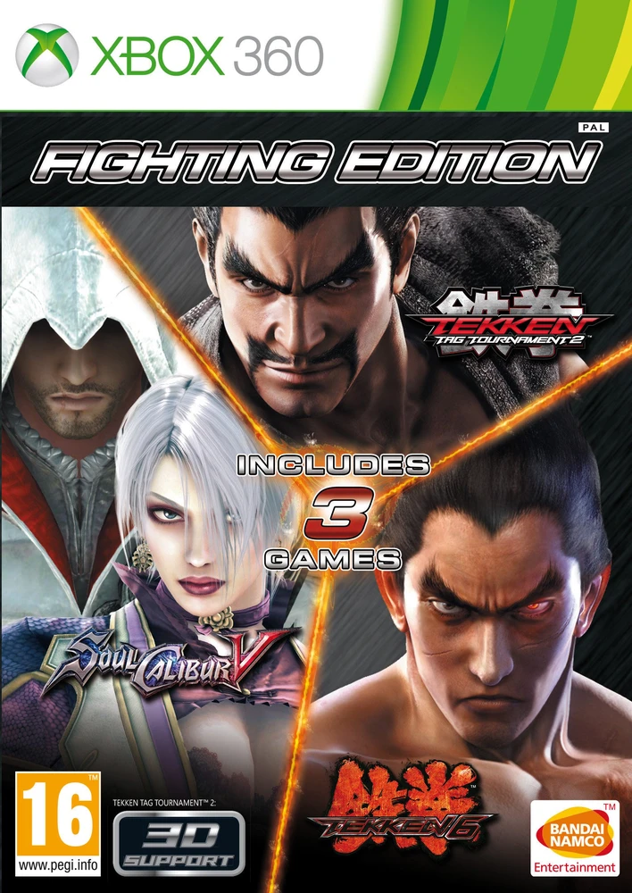 Fighting „Tekken Tag 2“, „Tekken 6“ ir „Soulcalibur V“ – „XBOX“.