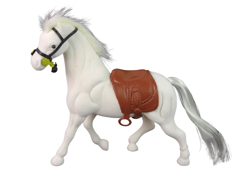 Figurka Figūrėlė Arklys Lean Toys, baltas