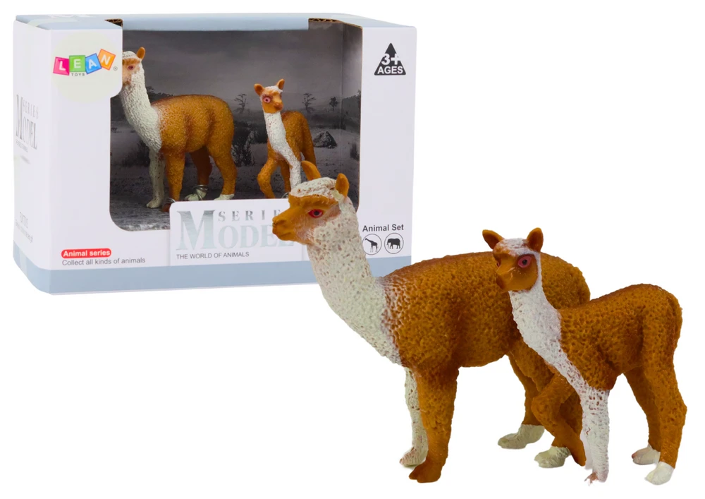 Lean Toys Dekoratyvinė lamų figūrėlė 8 cm ir 6 cm