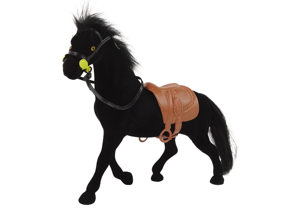 Lean Toys Figūrėlė žirgas Juodas Farm Velvet Horse