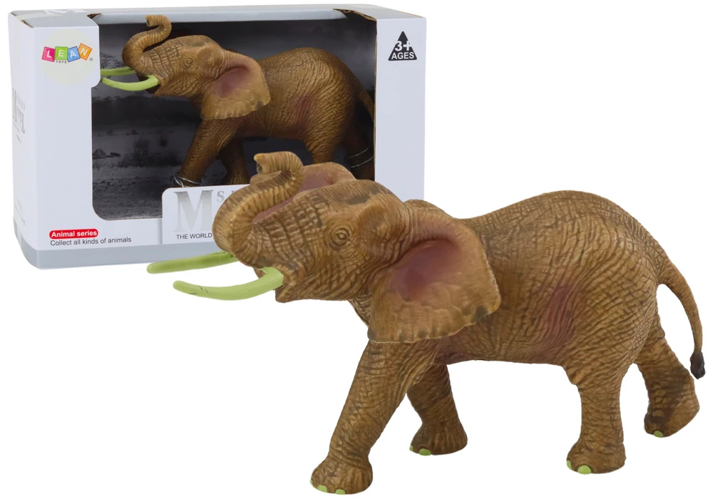 Lean Toys Kolekcinė Afrikos Dramblių Figūrėlė