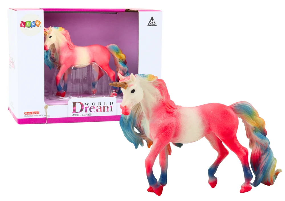 Lean Toys Kolekcinė Didelė Rožinė Vienaragio Figūrėlė 13,5 CM