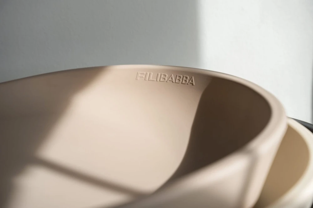Filibabba - Bobbie 2.0 minkštas vystymo kilimėlis - smėlio spalvos (FI-03899)