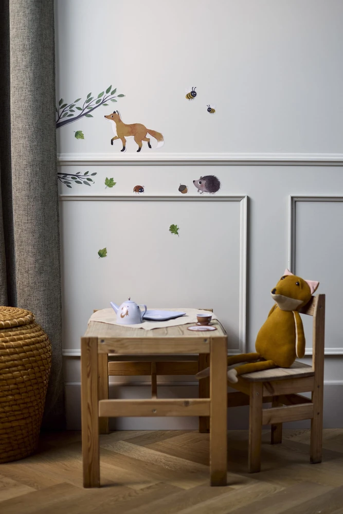 Filibabba Filibaba – Forest Friends Wallstickers – Flerfarvet – 12-48 M (FI-03822)