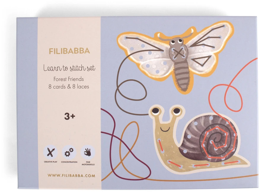 Filibabba - Mokomasis siuvinėti rinkinys - Miško draugai - (FI-03327)