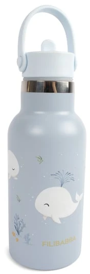 Filibabba - nerūdijančio plieno vandens buteliukas - mėlynas - 350 ml