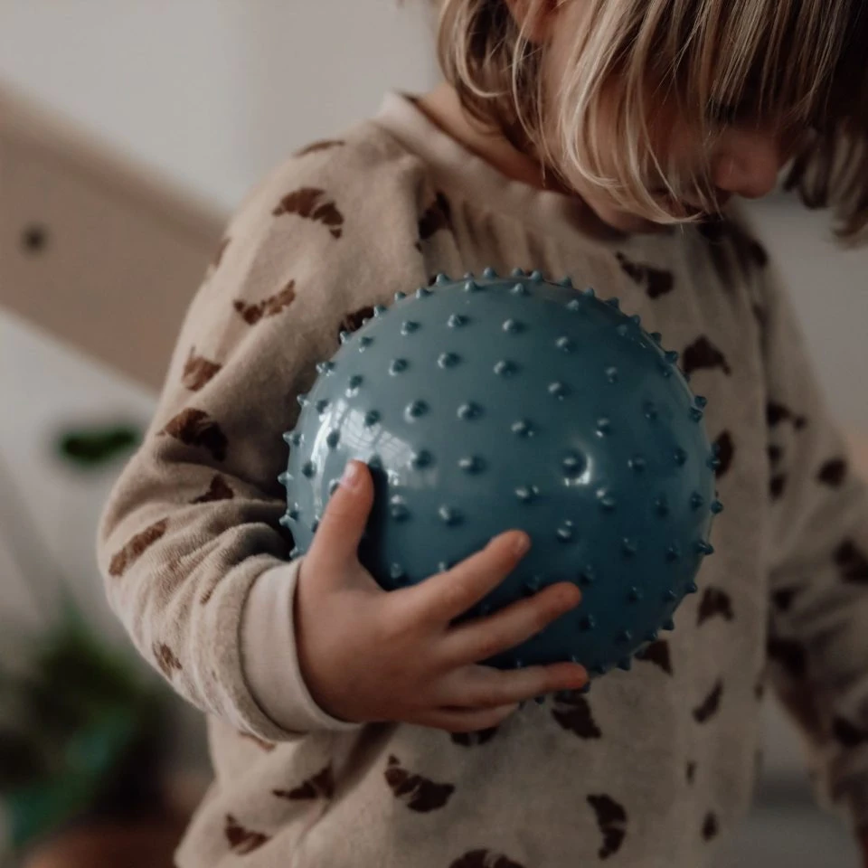 „Find that hippo“ – sensoriniai kamuoliukai – metalinė mėlyna ir chaki spalva (53100401)