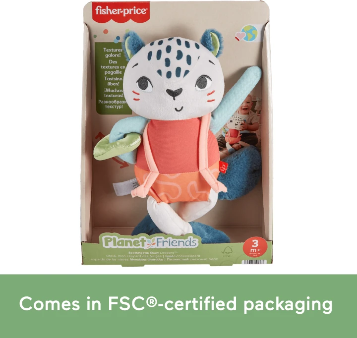 Mattel Fisher Price Planet Friends Panther sensorinis žaislas ZA6045