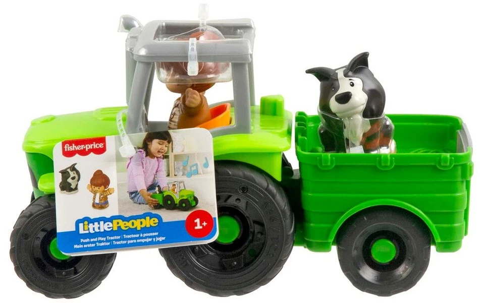 Fisher Price Little People Push and Play traktorius JGX12