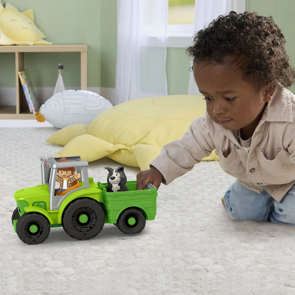 Fisher Price Little People Push and Play traktorius JGX12