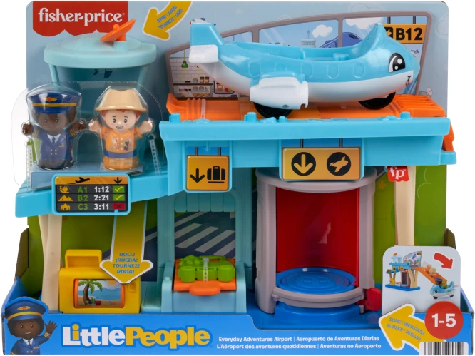 „Fisher-Price“ mažylių žaidimų rinkinys „Kasdieniai nuotykiai“ oro uoste (HTJ26)
