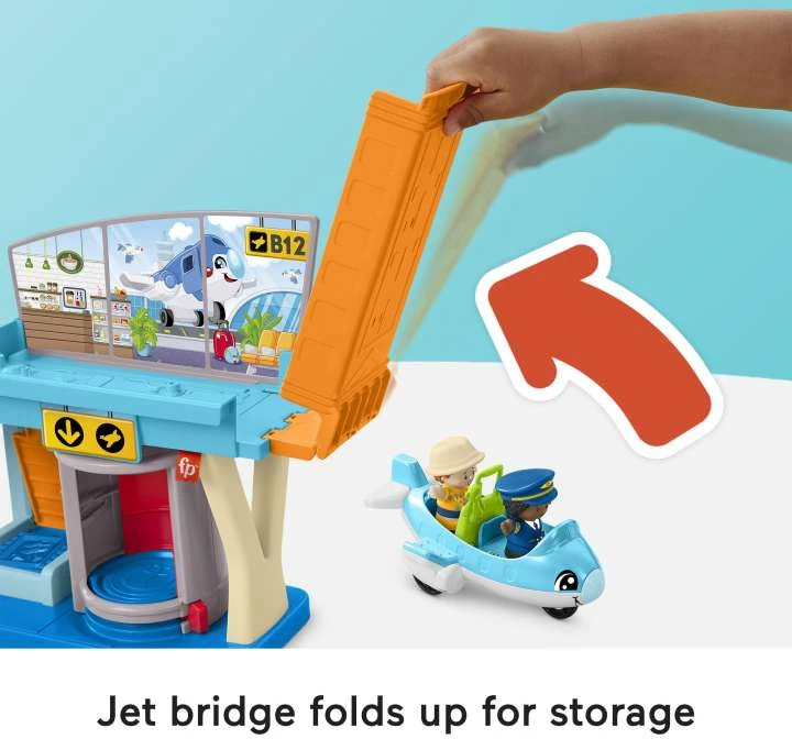 „Fisher-Price“ mažylių žaidimų rinkinys „Kasdieniai nuotykiai“ oro uoste (HTJ26)
