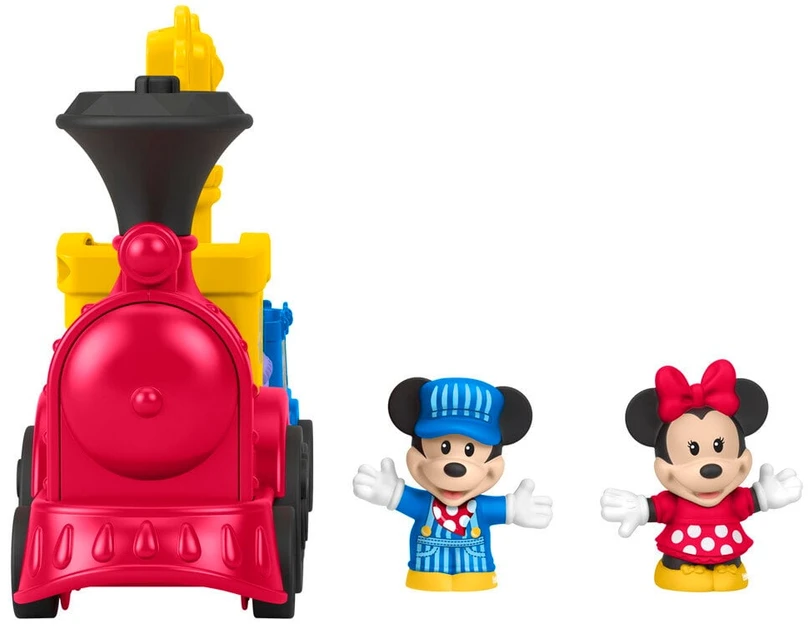 Fisher Price Mattel Muzikinis traukinukas su Mickey ir Minnie figūrėlėmis