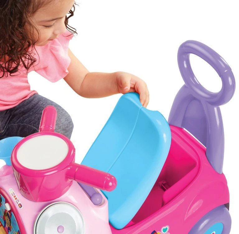 Fisher Price muzikinis paradas važiuojamasis rožinis