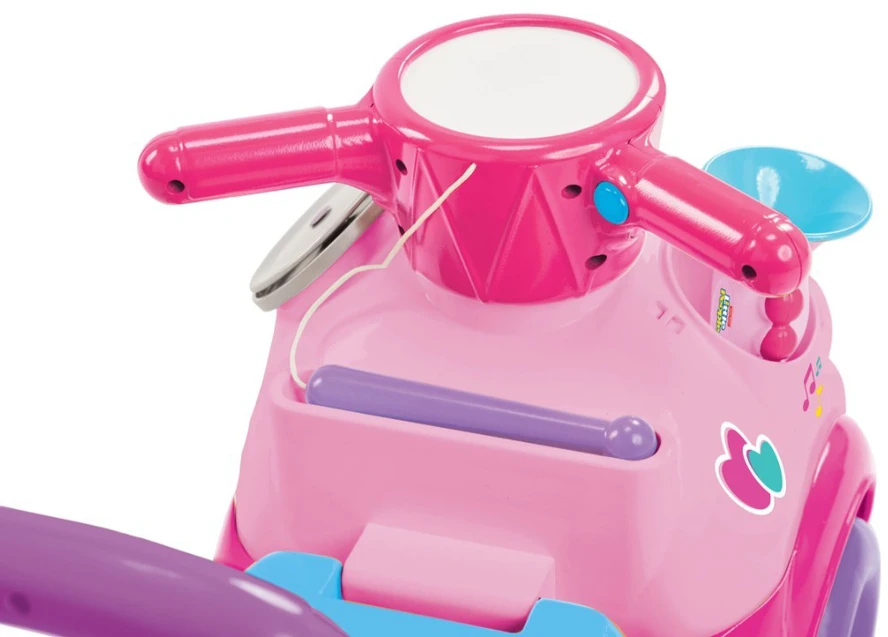 Fisher Price muzikinis paradas važiuojamasis rožinis