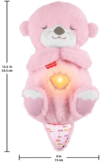 Mattel Fisher-Price - Naujagimio - Raminantis ir glamonėjantis ūdras (JLJ33)