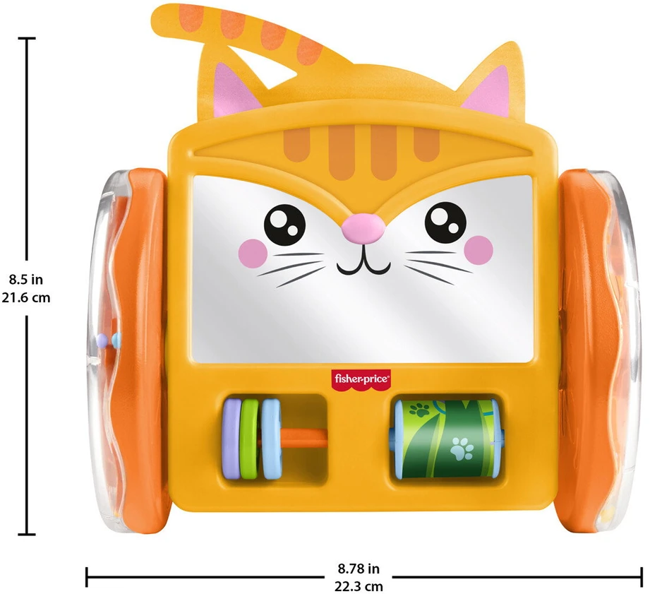 Mattel FISHER-PRICE riedantis katytės veidrodėlis (JLF98)