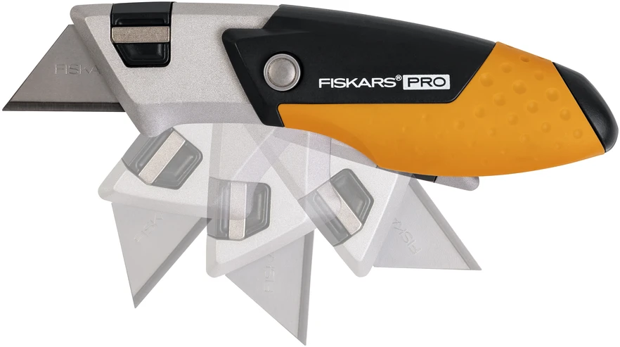Fiskars - CarbonMax kompaktiškas sulankstomas universalus peilis