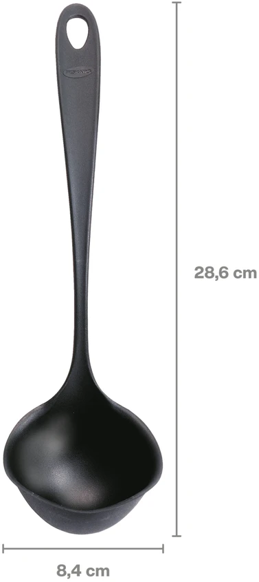 Samtis Fiskars, 28 cm, juoda, plastikas
