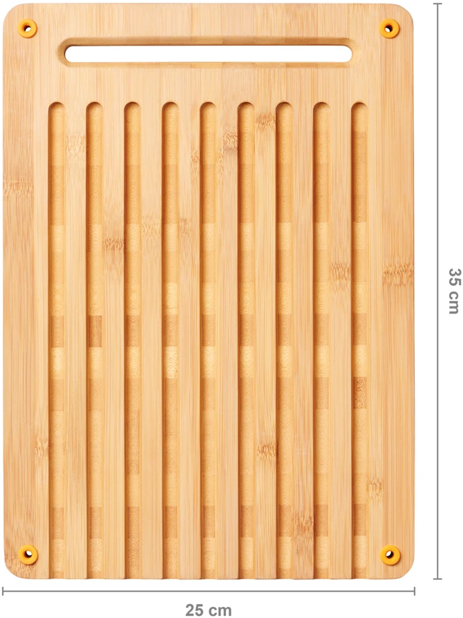 Fiskars Functional Form bambukinė lentelė duonai pjaustyti