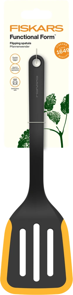 Food spatula Fiskars 1079964. juodas col.