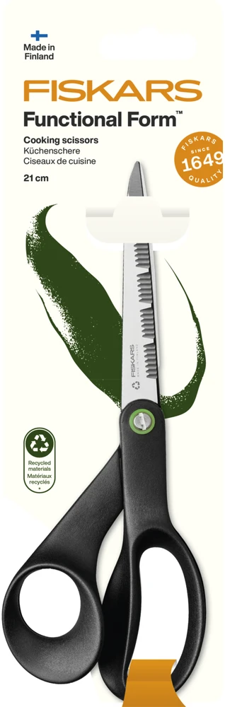 Fiskars - FunctionalForm ReNew virtuvės žirklės - 21 cm