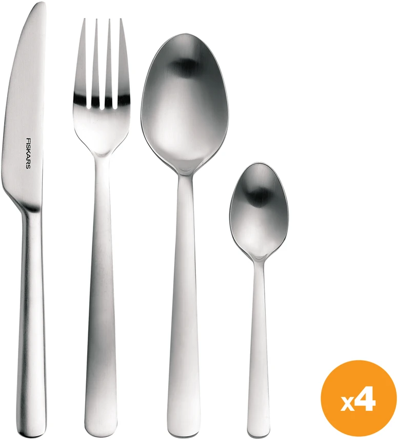 Fiskars FF Cutlery set matt 16pcs
