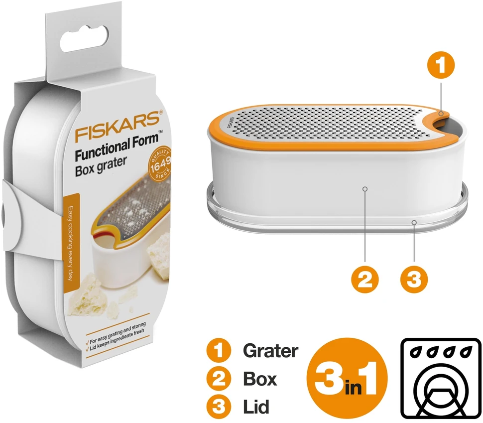 Fiskars Functional Form Box trintuvė