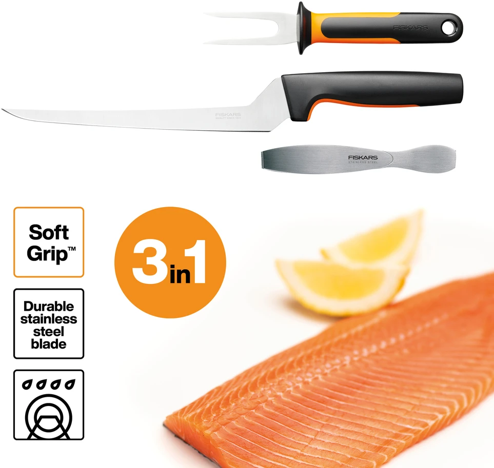 Fiskars Functional Form 3 vnt. žuvies rinkinys 1057560