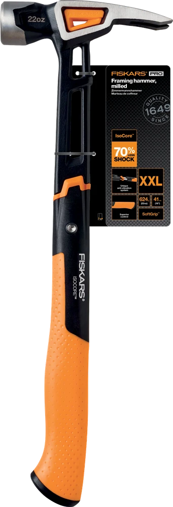 Fiskars Plaktukas universalus su viniatraukiu XXL 22oz/16"