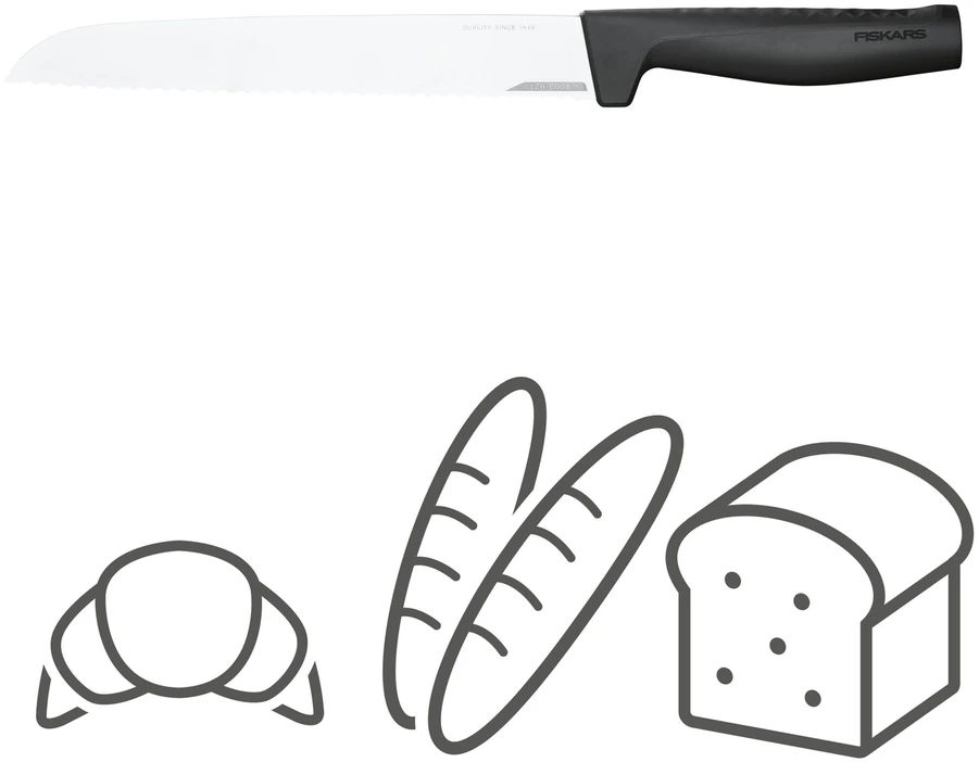 Fiskars Hard Edge peilis duonai
