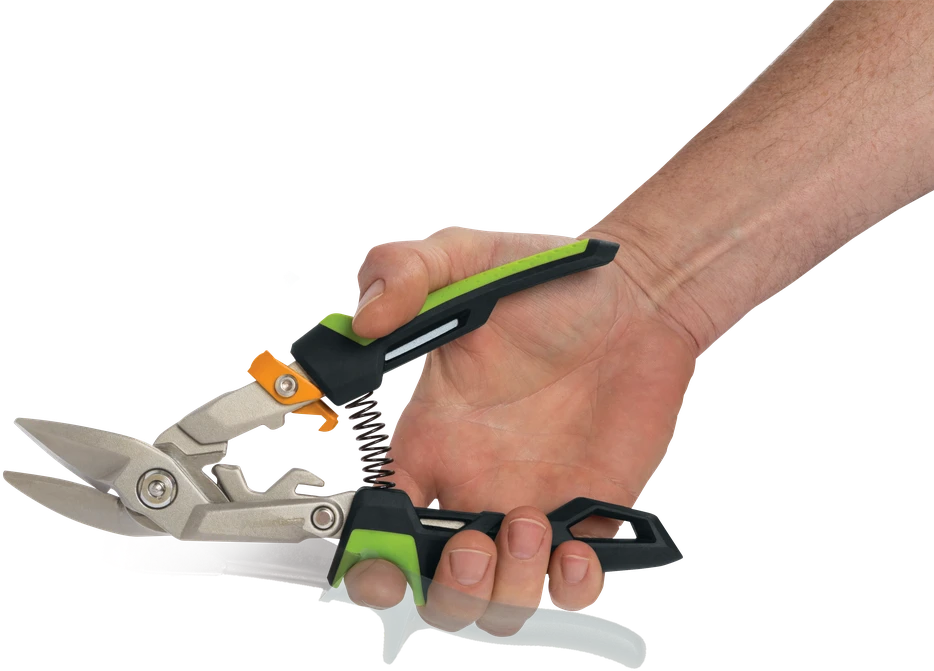 Fiskars PowerGear aviacijos pjovimo poslinkis dešinėje