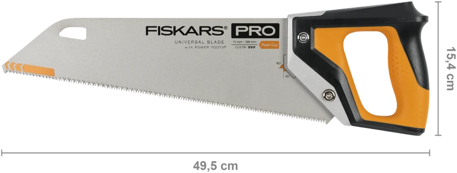 Fiskars Pro Power Tooth rankinis pjūklas 38 cm, (1062930)