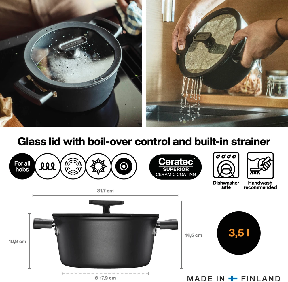 Fiskars Hard Face puodas 3,5L