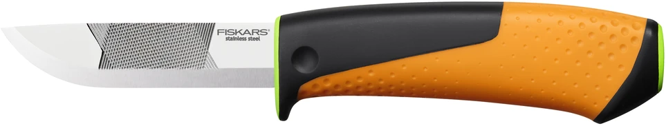 Fiskars - tvirtas peilis su galąstuvu
