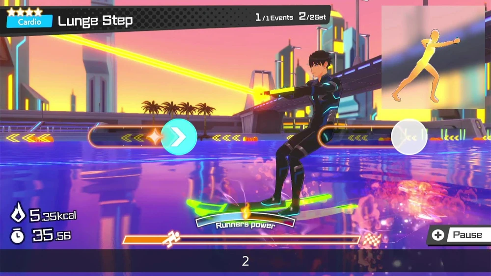 Fitness Spike Chunsoft fitneso trasa