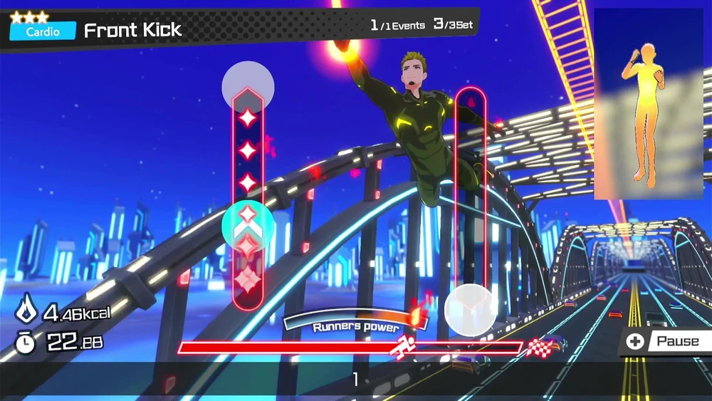 Fitness Spike Chunsoft fitneso trasa