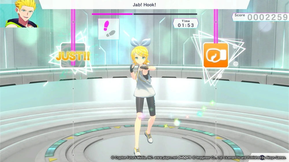 Fitness Fitneso bokso žygdarbis. HATSUNE MIKU - Nintendo jungiklis