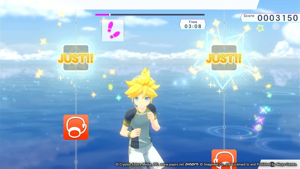 Fitness Fitneso bokso žygdarbis. HATSUNE MIKU - Nintendo jungiklis
